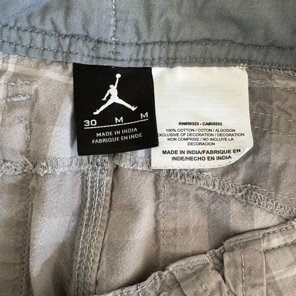 Nike Air Jordan Jumpman Plaid Flat Front Shorts - Picture 8 of 10